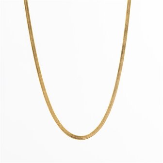 Ketting stainless steel gold N0805-2