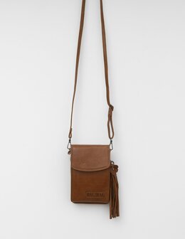 Bag2Bag telefoontas Yuka XXL cognac