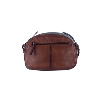 Bag2Bag leren tas Suni cognac