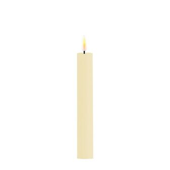 Set 2 Real flame dinner candle cream 2.2*15 cm