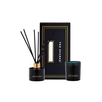 Ted Sparks gift set geurkaars en diffuser bamboo &amp; peony