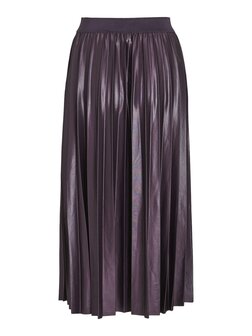 Vila pliss&eacute; rok plum perfect *gerecycled polyester*