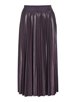 Vila pliss&eacute; rok plum perfect *gerecycled polyester*