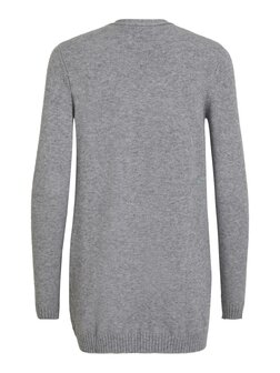 Vila open vestje Viril medium grey