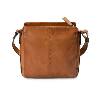 Bag2Bag leren schoudertas Beijden cognac