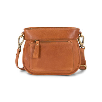 Bag2Bag leren schoudertas Oxie cognac