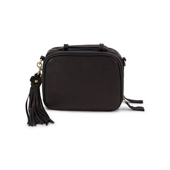 Bag2Bag leren schoudertas Bor black