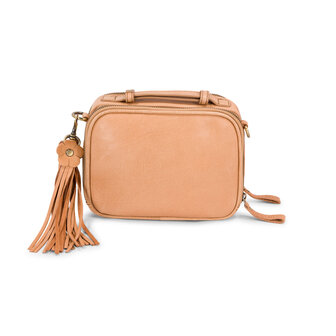 Bag2Bag leren schoudertas Bor camel