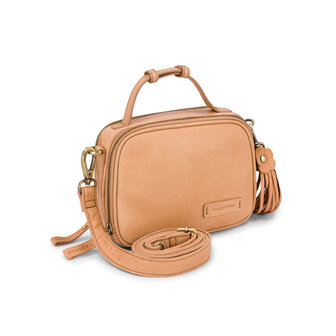 Bag2Bag leren schoudertas Bor camel