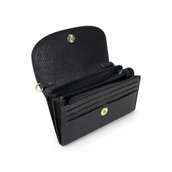 Bag2Bag leren tas-clutch Amalfi black