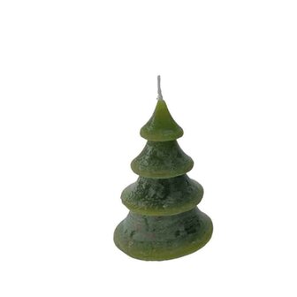 Kaars kerstboom layer groen S