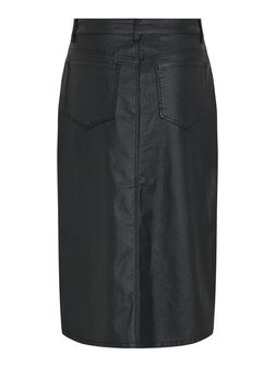 Vila coated skirt black