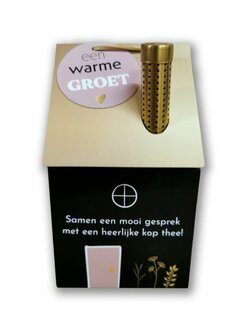 Theehuisje Een warme groet