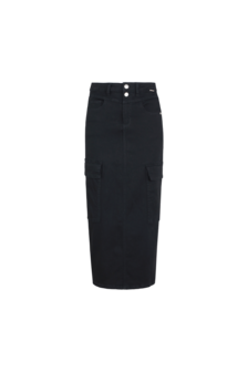 G-Maxx jeansrok Ewy black