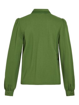 Vila blouse Vicarmena cactus groen *LENZING&trade; ECOVERO&trade;*