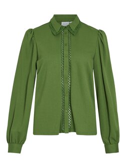 Vila blouse Vicarmena cactus groen *LENZING&trade; ECOVERO&trade;*