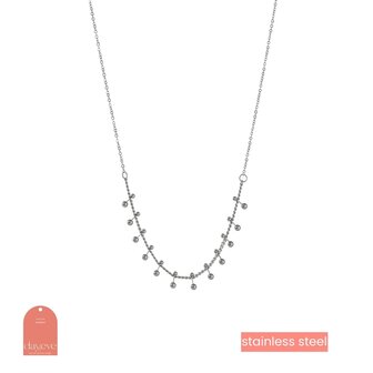 Day &amp; Eve by Go Dutch Ketting stainless steel N4751-1