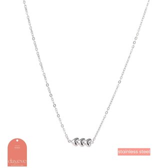 Day &amp; Eve by Go Dutch Ketting stainless steel N4738-1