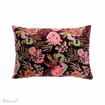 Imbarro kussen Evelyn darkred 40x60 cm