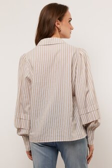 G-Maxx blouse sam stripe offwhite/sahara