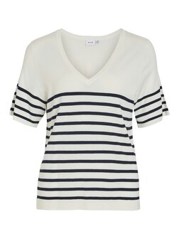 Vila knit top Viwennie stripe *LENZING&trade; ECOVERO&trade;*