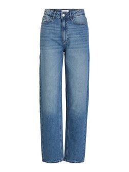 Vila straight jeans light blue Vikelly