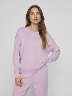 Vila sweater Visiffi atelier roze 