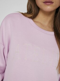 Vila sweater Visiffi atelier roze 