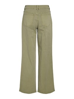 Vila wide leg colored jeans Vilorie sage