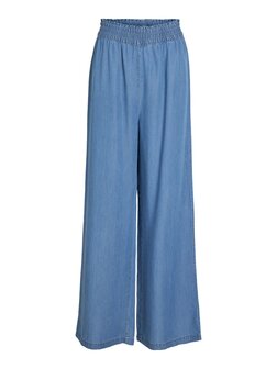 Vila denim broek vigivani blue