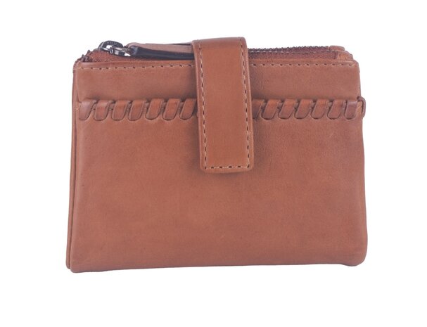 Bag2Bag leren portemonnee Lioni cognac