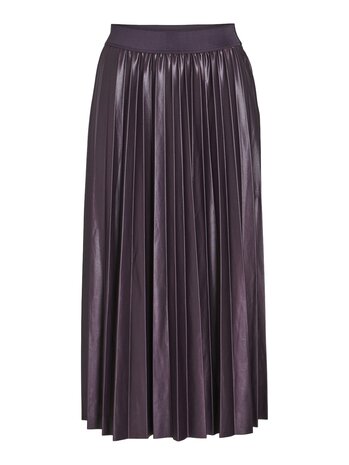 Vila plissé rok plum perfect *gerecycled polyester*