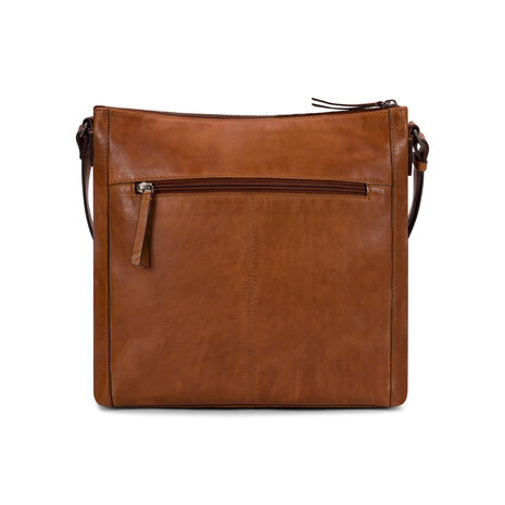 Bag2Bag leren schoudertas Lathi cognac