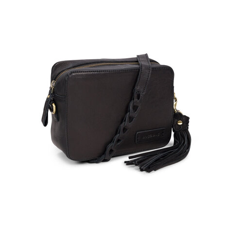 Bag2Bag leren schoudertas Gota black