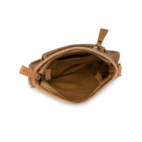 Bag2Bag leren schoudertas Oxie camel