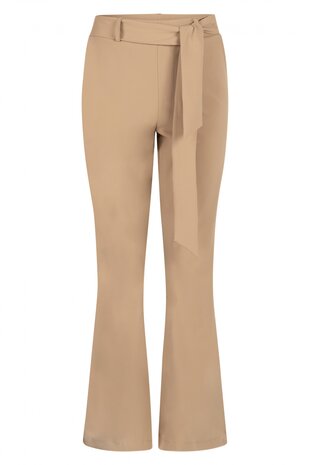 Zoso travel flared broek Flash camel