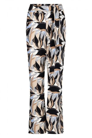 Zoso travel flared broek biba print