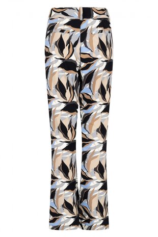 Zoso travel flared broek biba print