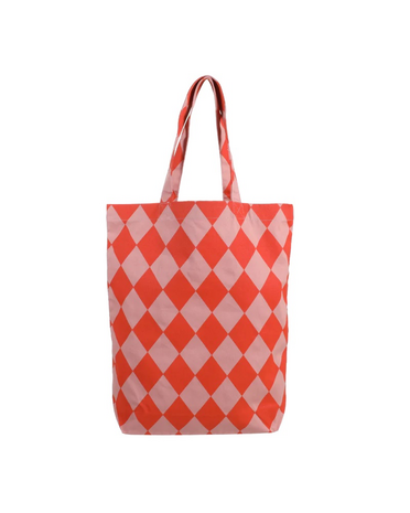 Shopper cottonbag litchi - blood orange