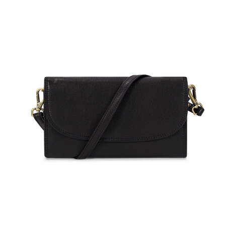 Bag2Bag leren tas-clutch Amalfi black