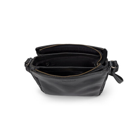 Bag2Bag leren schoudertas Beijden black