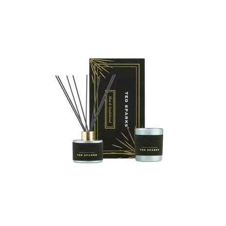 Ted Sparks candle & diffuser giftset moss & sandalwood