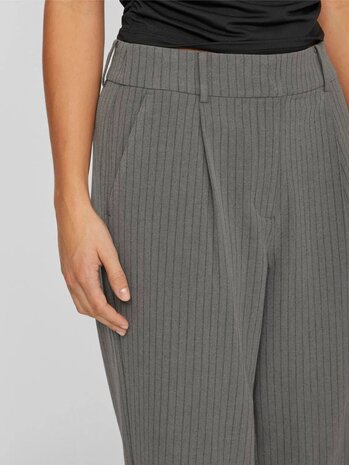 Vila broek wide leg grey 