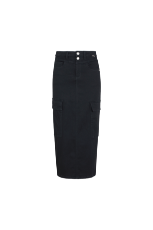 G-Maxx jeansrok Ewy black