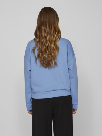 Vila sweater Vireflect blissful blue