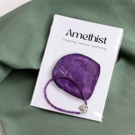 armband edelsteen Amethist