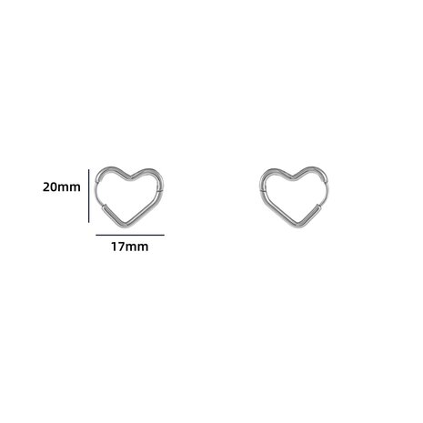 Day & Eve by Go Dutch heart ring oorbellen E3908-1