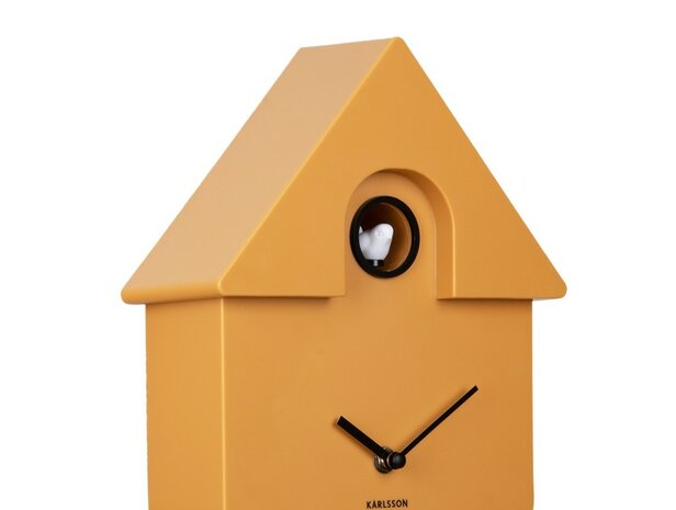 Wandklok Cuckoo ocre yellow