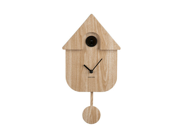 Wandklok Cuckoo light wood