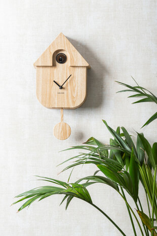 Wandklok Cuckoo light wood